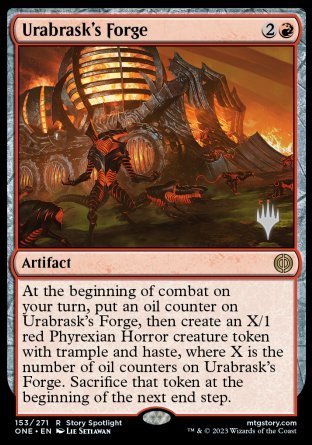 Urabrask's Forge (Promo Pack) [Phyrexia: All Will Be One Promos] | I Want That Stuff Brandon