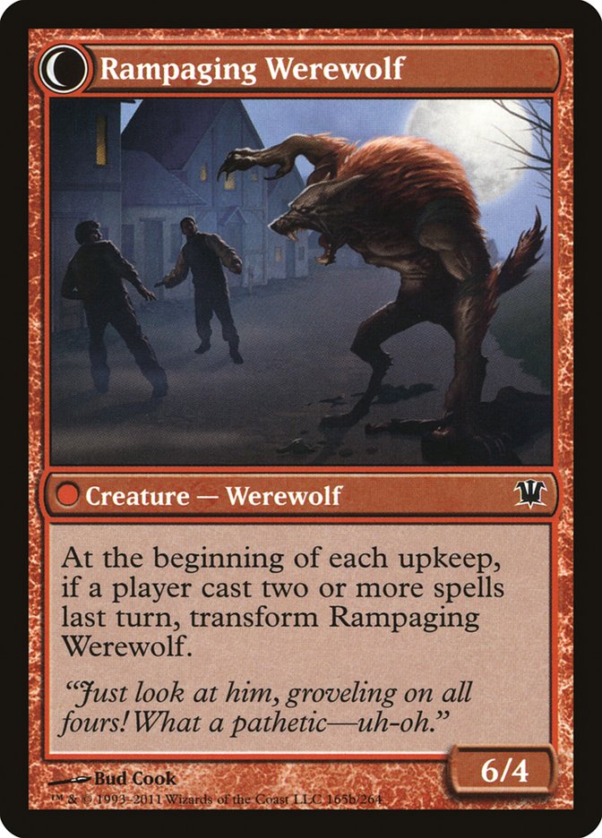 Tormented Pariah // Rampaging Werewolf [Innistrad] | I Want That Stuff Brandon