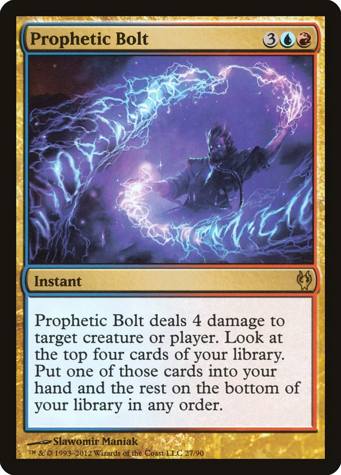 Prophetic Bolt [Duel Decks: Izzet vs. Golgari] | I Want That Stuff Brandon