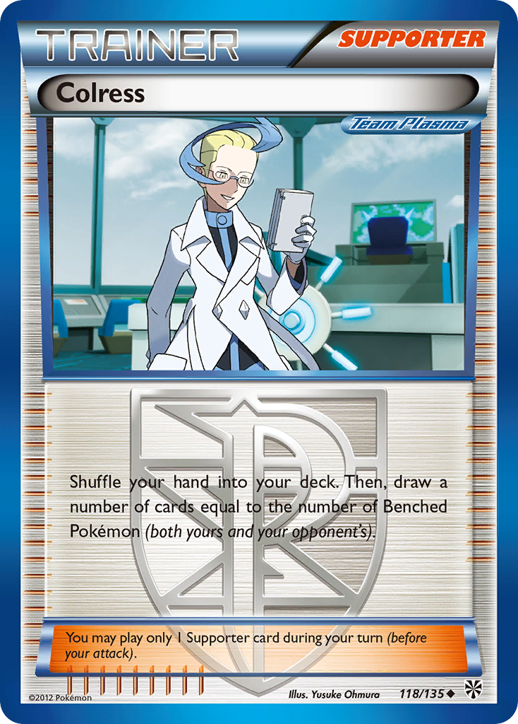 Colress (118/135) [Black & White: Plasma Storm] | I Want That Stuff Brandon