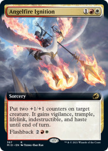 Angelfire Ignition (Extended Art) [Innistrad: Midnight Hunt] | I Want That Stuff Brandon