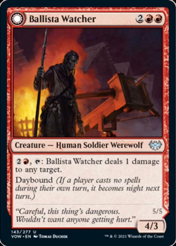 Ballista Watcher // Ballista Wielder [Innistrad: Crimson Vow] | I Want That Stuff Brandon