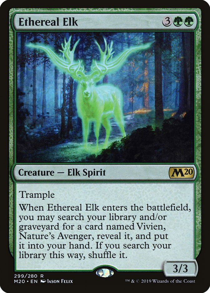 Ethereal Elk [Core Set 2020] | I Want That Stuff Brandon