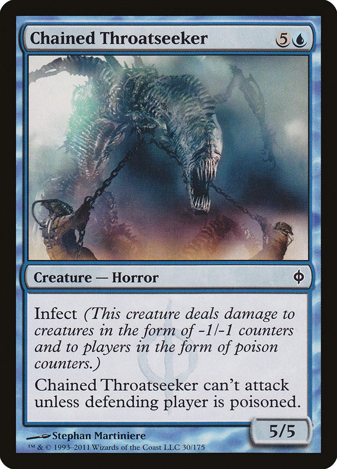 Chained Throatseeker [New Phyrexia] | I Want That Stuff Brandon