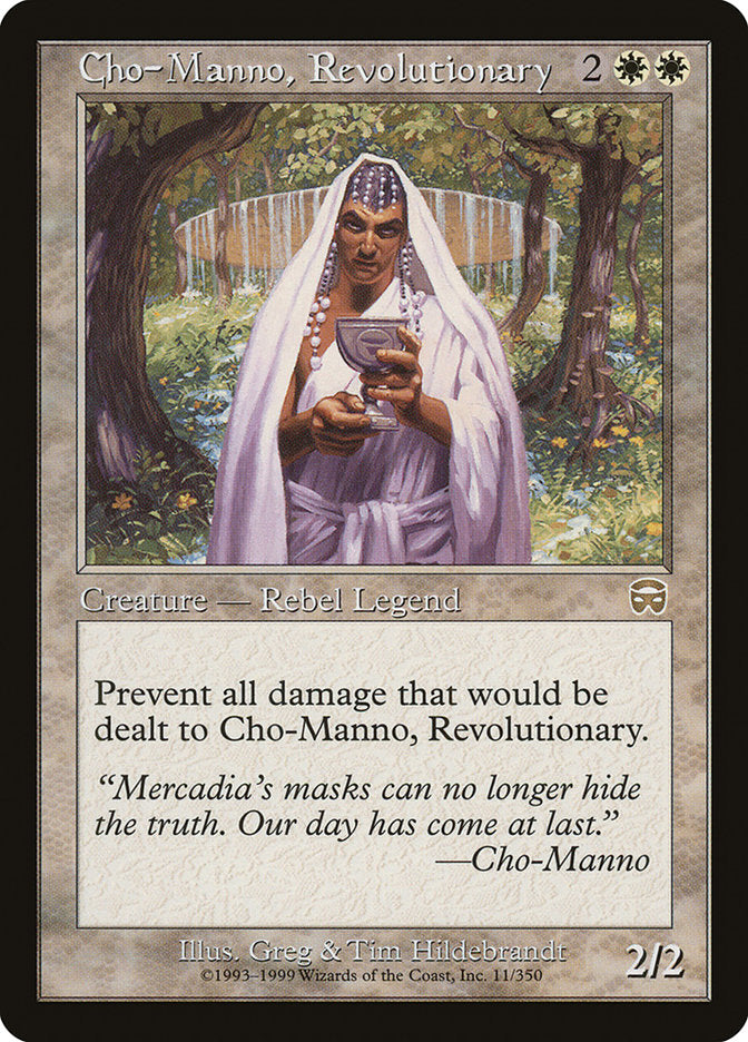 Cho-Manno, Revolutionary [Mercadian Masques] | I Want That Stuff Brandon