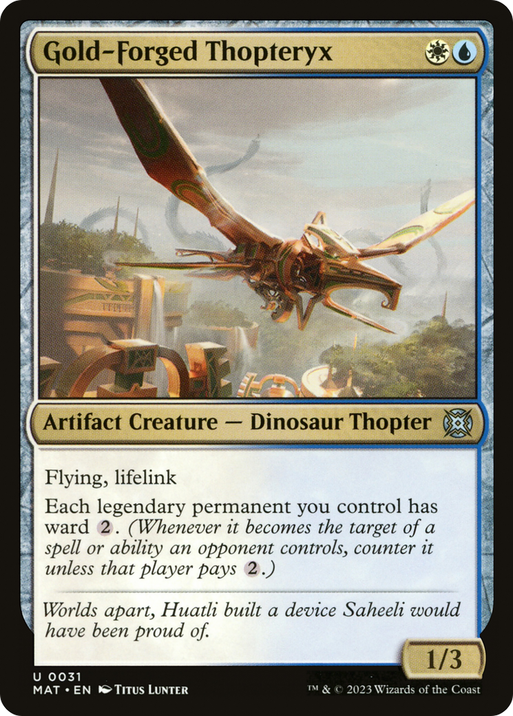 Gold-Forged Thopteryx [March of the Machine: The Aftermath] | I Want That Stuff Brandon