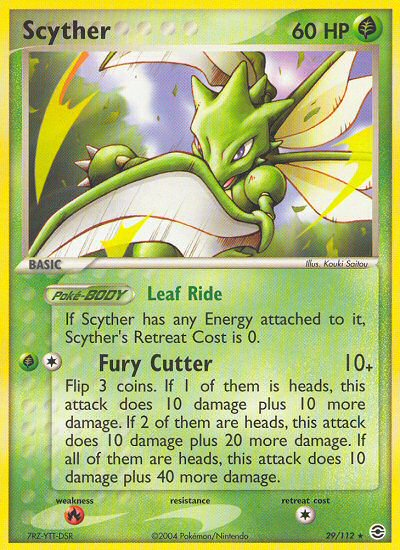 Scyther (29/112) [EX: FireRed & LeafGreen] | I Want That Stuff Brandon