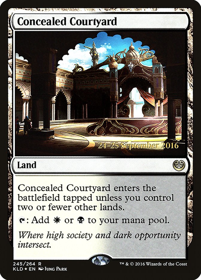 Concealed Courtyard [Kaladesh Prerelease Promos] | I Want That Stuff Brandon