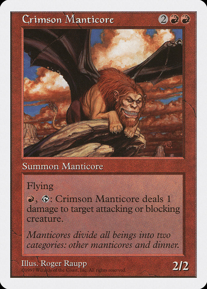 Crimson Manticore [Fifth Edition] | I Want That Stuff Brandon