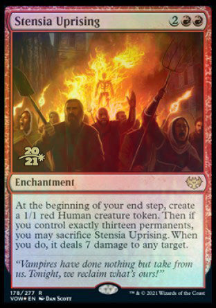 Stensia Uprising [Innistrad: Crimson Vow Prerelease Promos] | I Want That Stuff Brandon