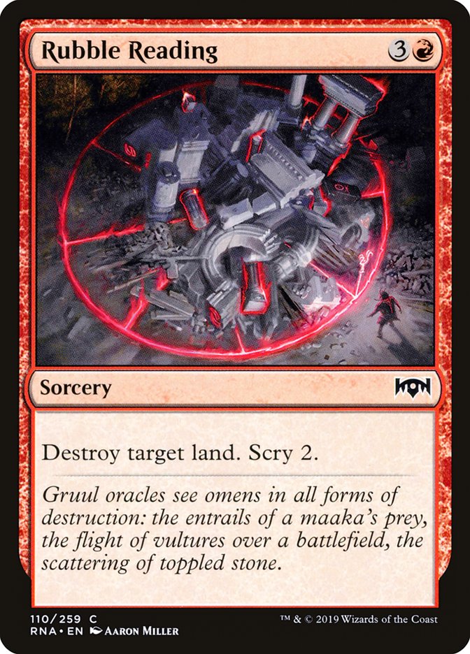 Rubble Reading [Ravnica Allegiance] | I Want That Stuff Brandon