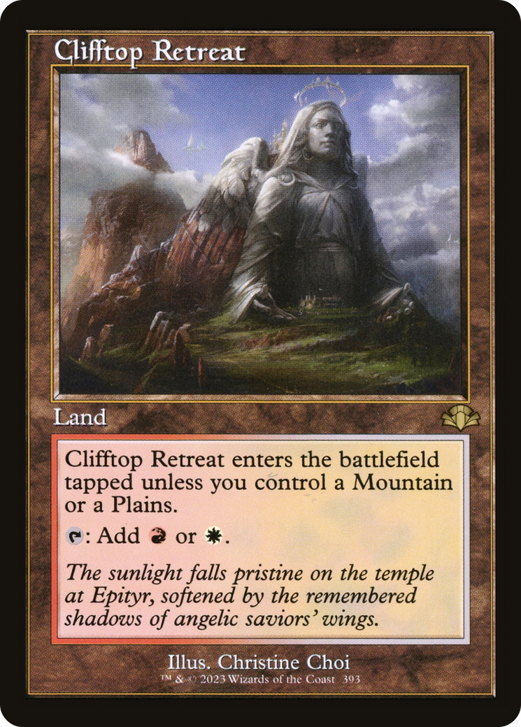 Clifftop Retreat (Retro) [Dominaria Remastered] | I Want That Stuff Brandon