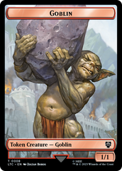 Goblin // Wraith Double-Sided Token [The Lord of the Rings: Tales of Middle-Earth Commander Tokens] | I Want That Stuff Brandon
