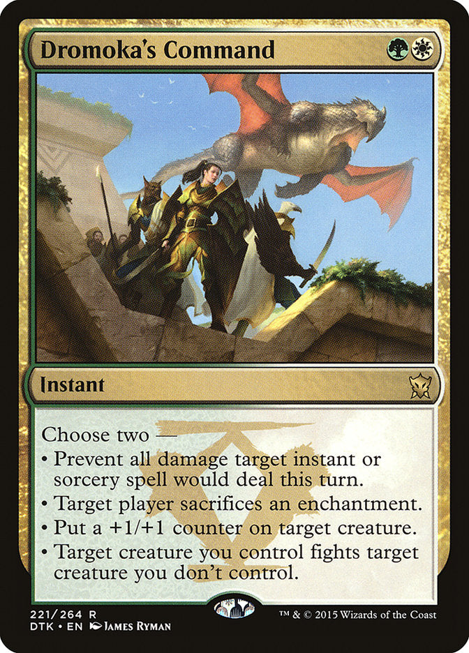 Dromoka's Command [Dragons of Tarkir] | I Want That Stuff Brandon