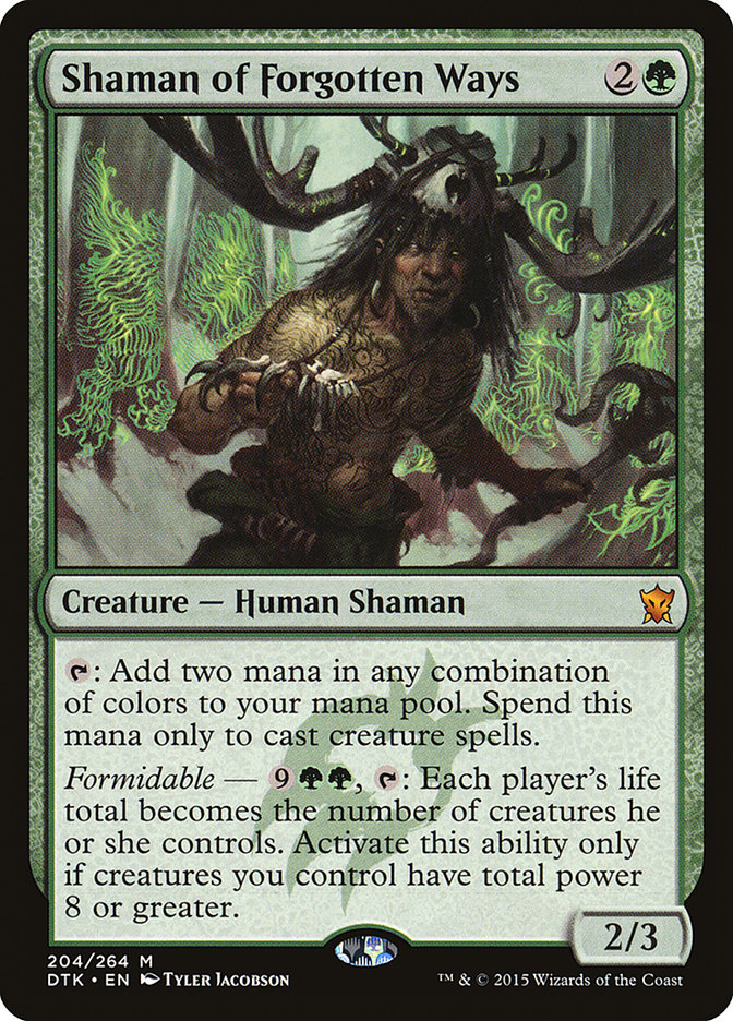 Shaman of Forgotten Ways [Dragons of Tarkir] | I Want That Stuff Brandon