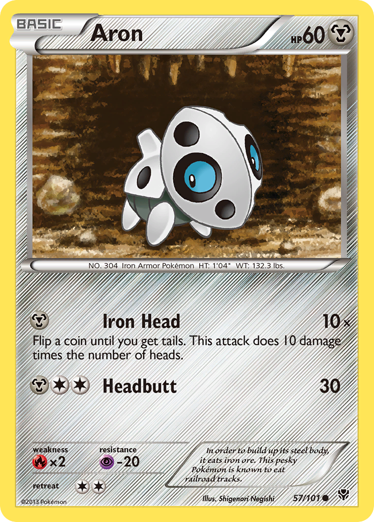 Aron (57/101) [Black & White: Plasma Blast] | I Want That Stuff Brandon