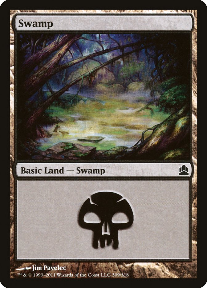 Swamp (309) [Commander 2011] | I Want That Stuff Brandon