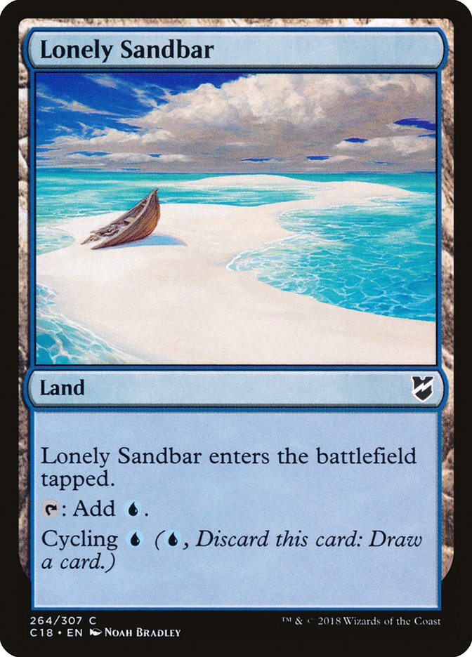 Lonely Sandbar [Commander 2018] | I Want That Stuff Brandon