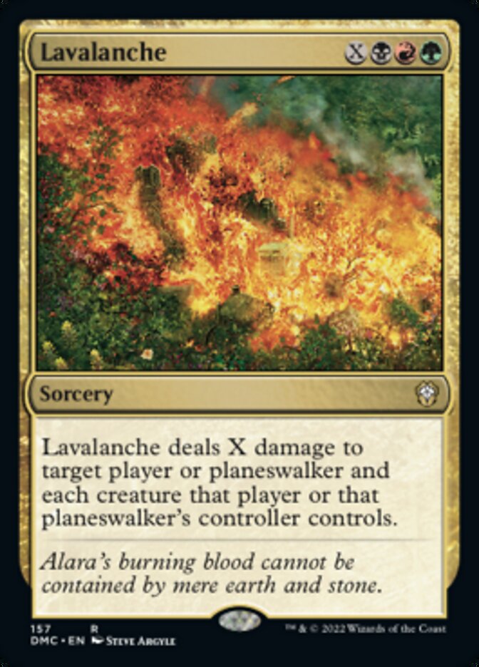 Lavalanche [Dominaria United Commander] | I Want That Stuff Brandon