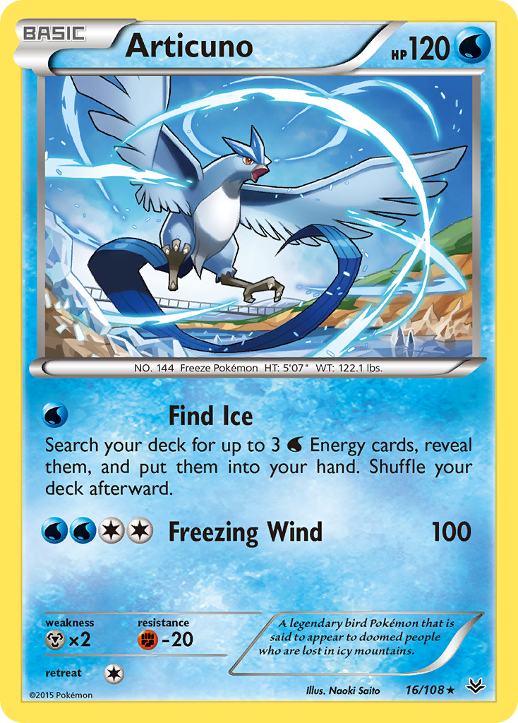 Articuno (16/108) [XY: Roaring Skies] | I Want That Stuff Brandon