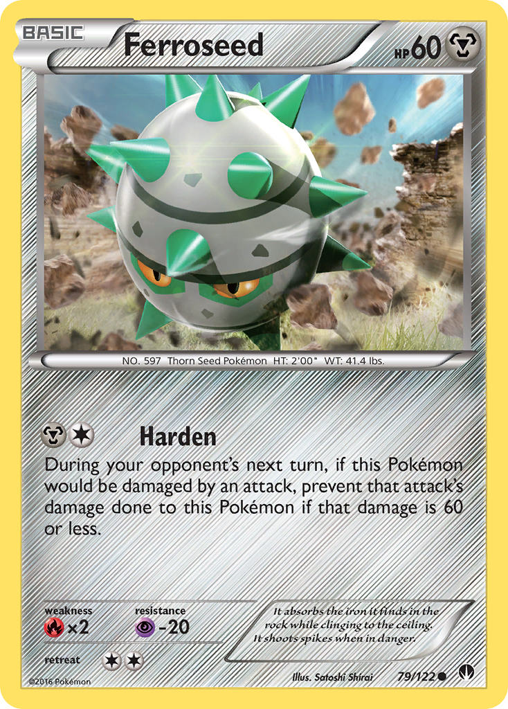 Ferroseed (79/122) [XY: BREAKpoint] | I Want That Stuff Brandon