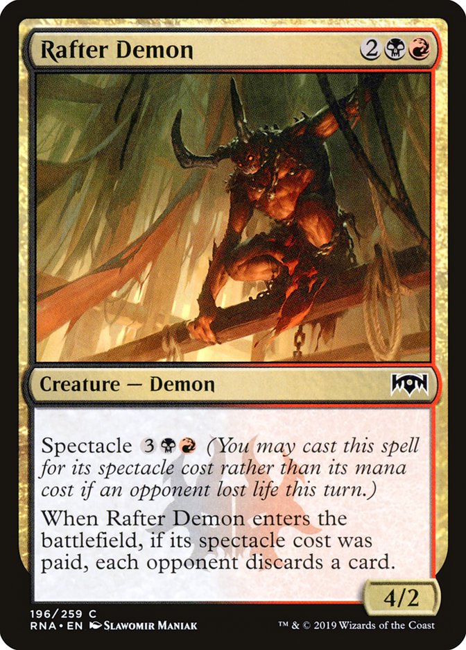 Rafter Demon [Ravnica Allegiance] | I Want That Stuff Brandon