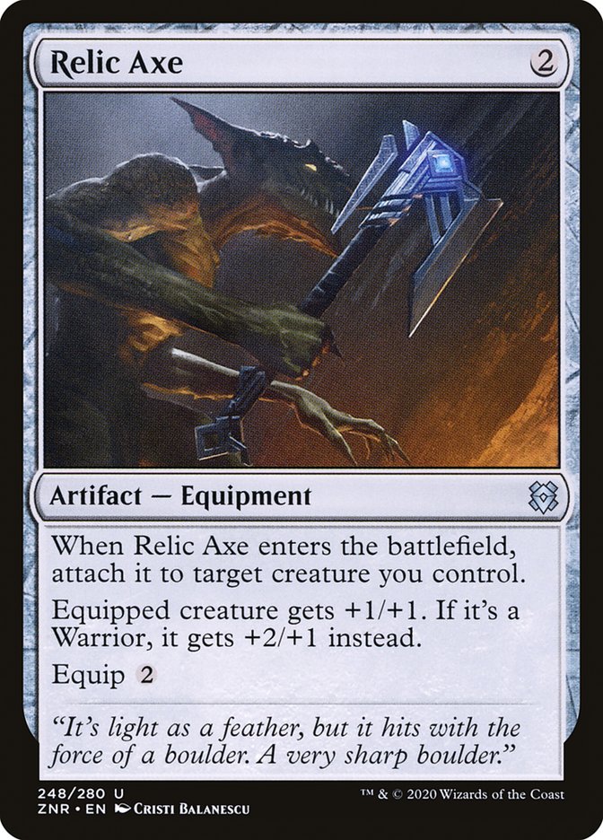 Relic Axe [Zendikar Rising] | I Want That Stuff Brandon