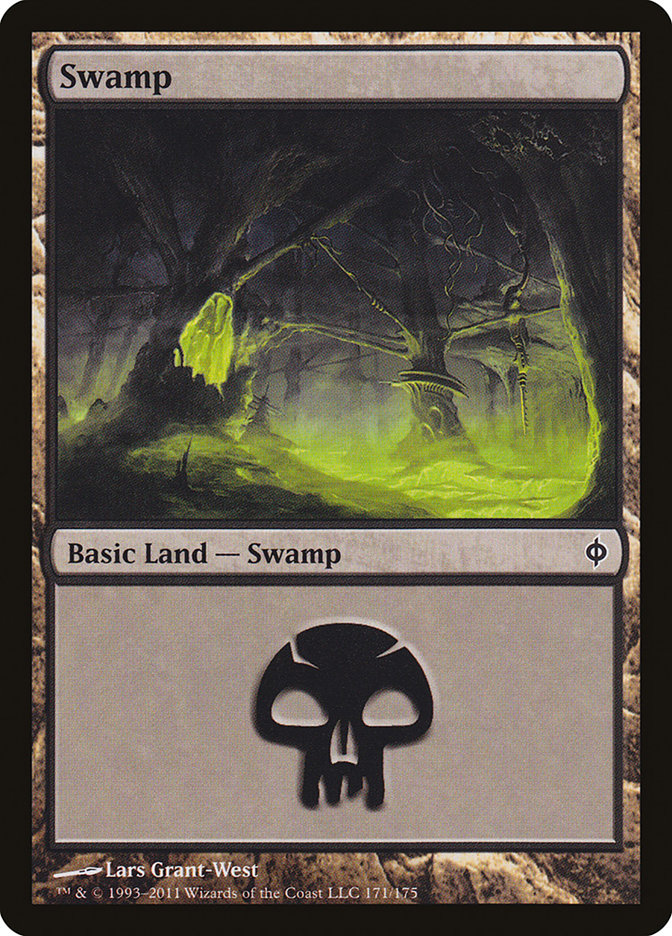 Swamp (171) [New Phyrexia] | I Want That Stuff Brandon