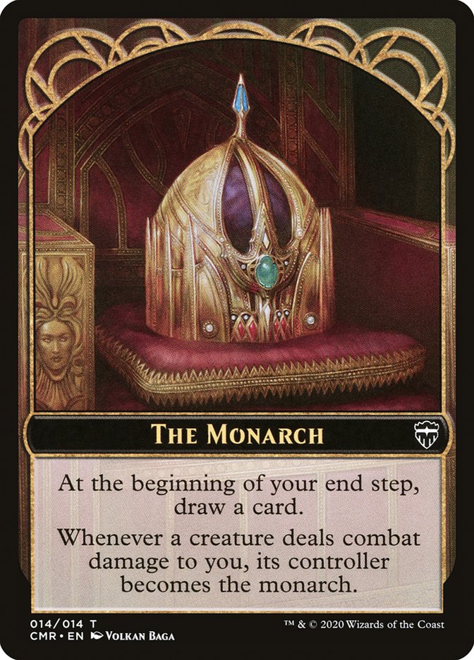 The Monarch // Treasure Double-Sided Token [Commander Legends Tokens] | I Want That Stuff Brandon