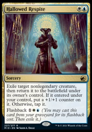 Hallowed Respite (Promo Pack) [Innistrad: Midnight Hunt Promos] | I Want That Stuff Brandon