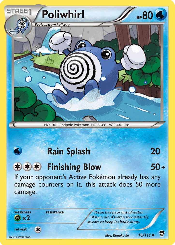 Poliwhirl (16/111) [XY: Furious Fists] | I Want That Stuff Brandon