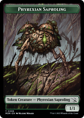 First Mate Ragavan // Phyrexian Saproling Double-Sided Token [March of the Machine Tokens] | I Want That Stuff Brandon