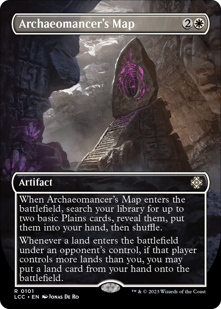 Archaeomancer's Map (Borderless) [The Lost Caverns of Ixalan Commander] | I Want That Stuff Brandon