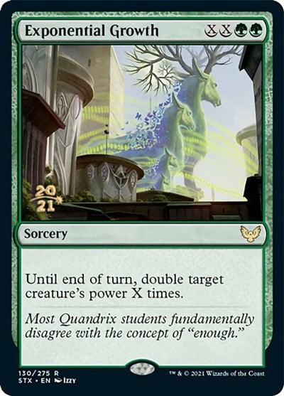 Exponential Growth [Strixhaven: School of Mages Prerelease Promos] | I Want That Stuff Brandon