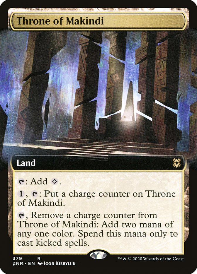 Throne of Makindi (Extended Art) [Zendikar Rising] | I Want That Stuff Brandon