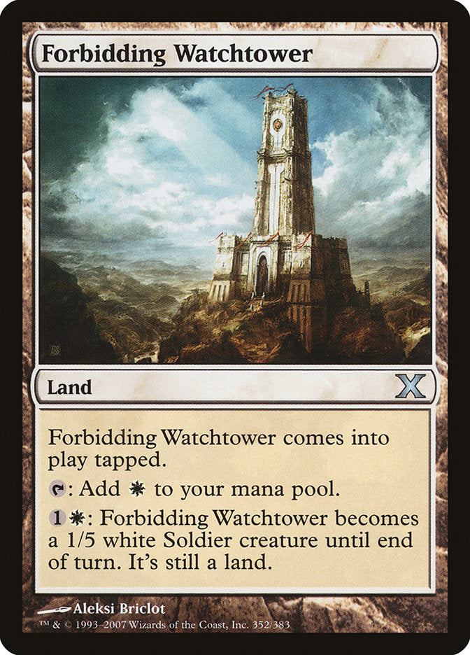 Forbidding Watchtower [Tenth Edition] | I Want That Stuff Brandon