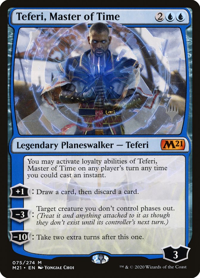 Teferi, Master of Time (Promo Pack) (075) [Core Set 2021 Promos] | I Want That Stuff Brandon