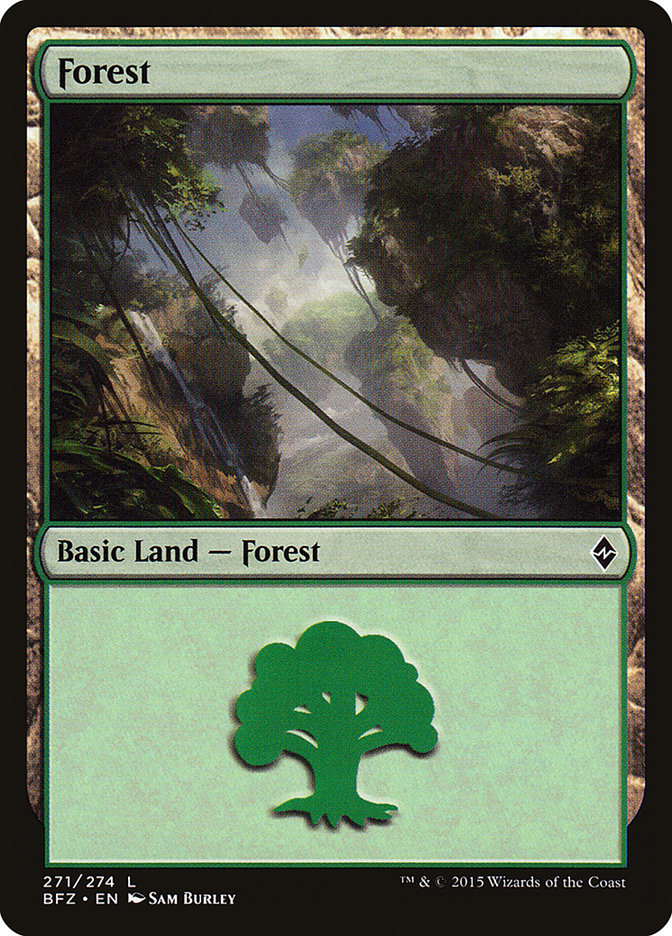 Forest (271a) [Battle for Zendikar] | I Want That Stuff Brandon