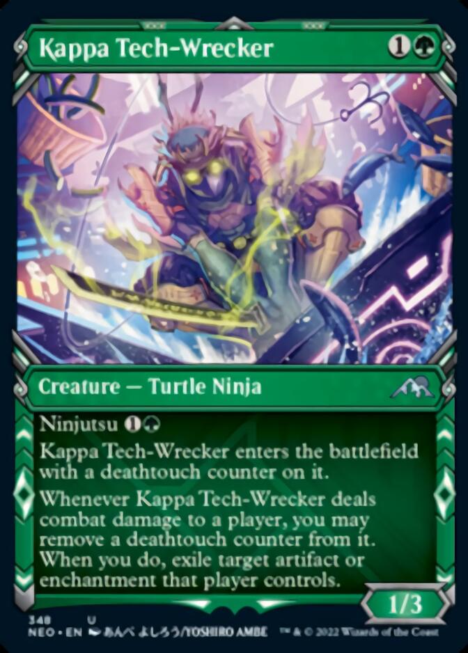 Kappa Tech-Wrecker (Showcase Ninja) [Kamigawa: Neon Dynasty] | I Want That Stuff Brandon