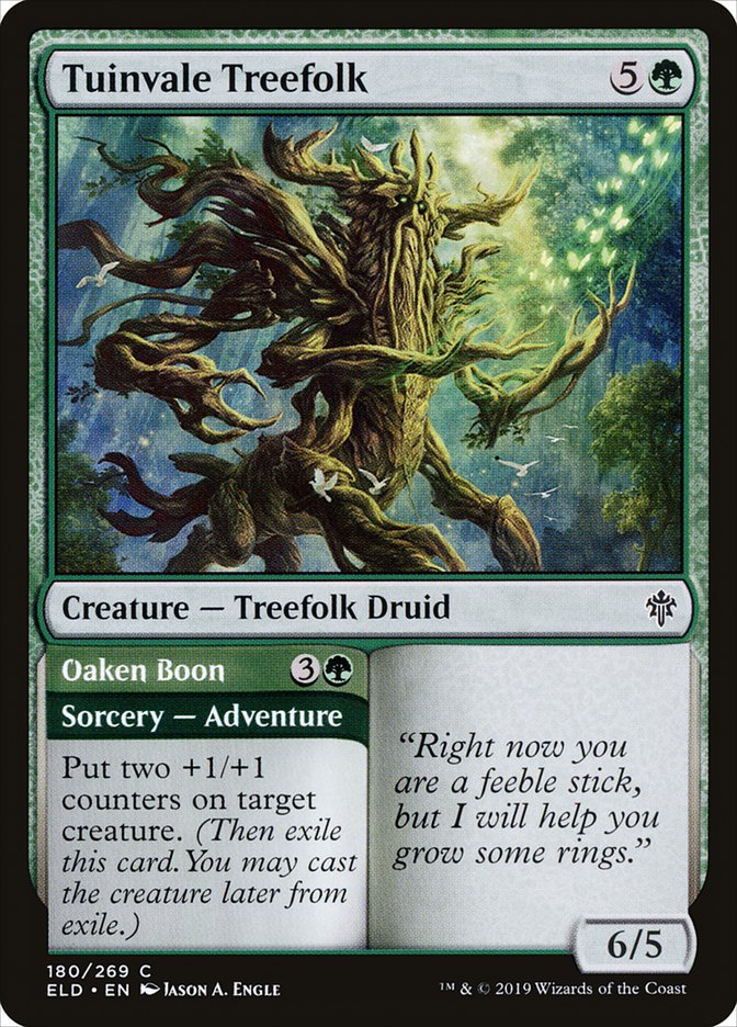 Tuinvale Treefolk // Oaken Boon [Throne of Eldraine] | I Want That Stuff Brandon