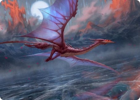 Manaform Hellkite Art Card [Innistrad: Crimson Vow Art Series] | I Want That Stuff Brandon