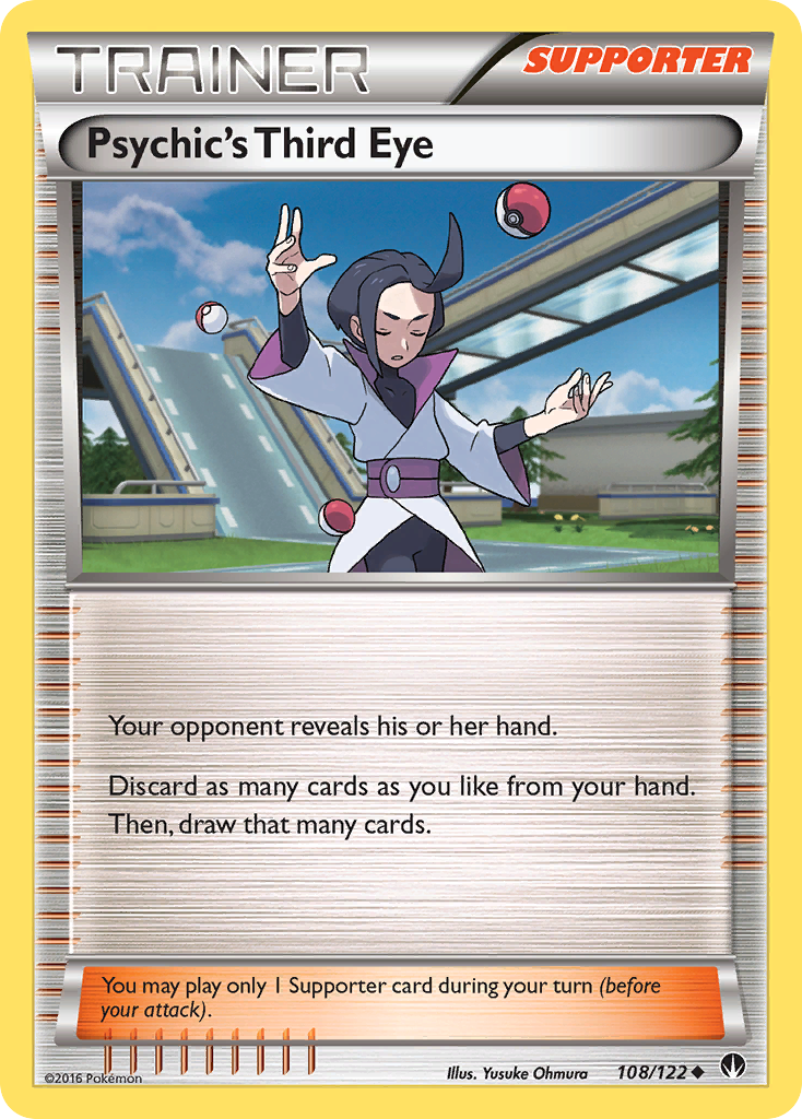 Psychic's Third Eye (108/122) [XY: BREAKpoint] | I Want That Stuff Brandon