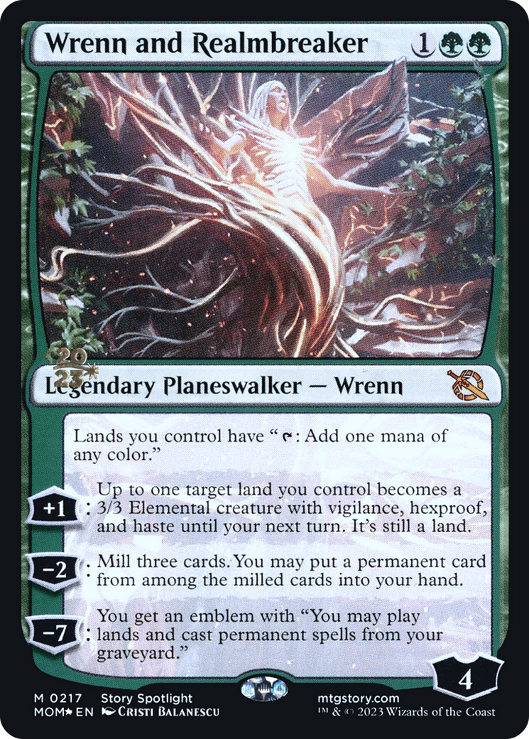 Wrenn and Realmbreaker [March of the Machine Prerelease Promos] | I Want That Stuff Brandon