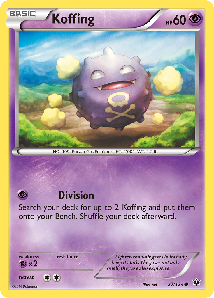 Koffing (27/124) [XY: Fates Collide] | I Want That Stuff Brandon