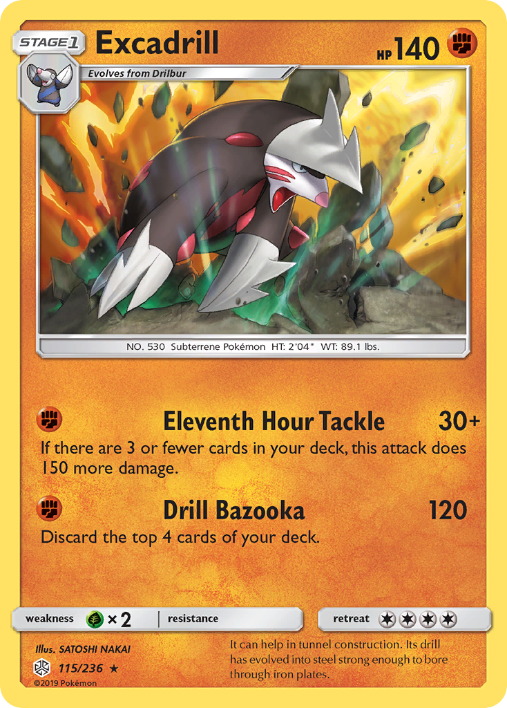 Excadrill (115/236) [Sun & Moon: Cosmic Eclipse] | I Want That Stuff Brandon