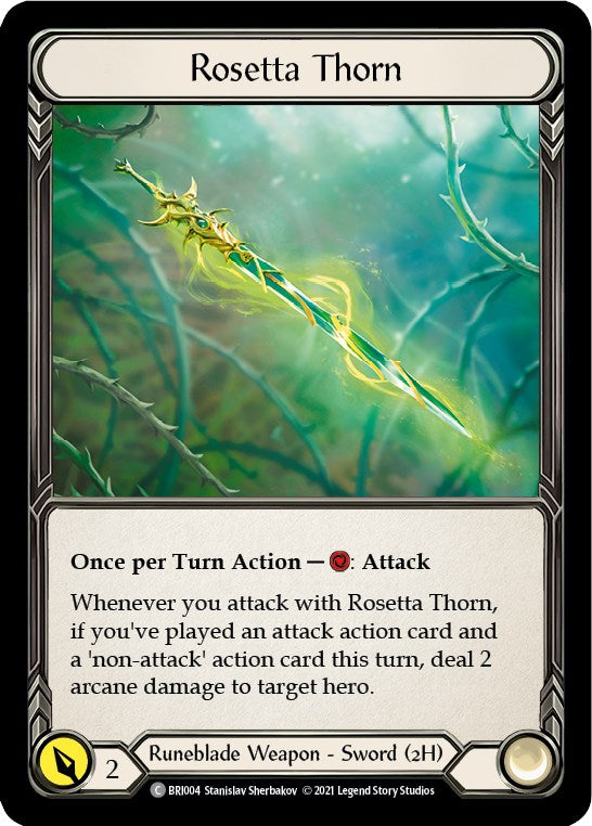 Rosetta Thorn [BRI004] (Tales of Aria Briar Blitz Deck)  1st Edition Normal | I Want That Stuff Brandon
