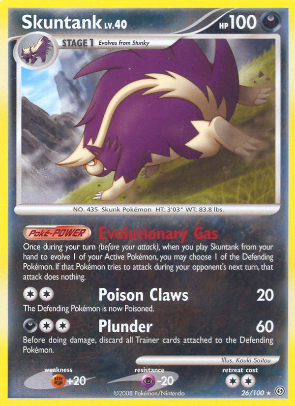 Skuntank (26/100) [Diamond & Pearl: Stormfront] | I Want That Stuff Brandon