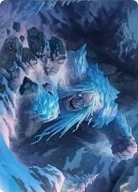 Icehide Troll Art Card [Kaldheim Art Series] | I Want That Stuff Brandon