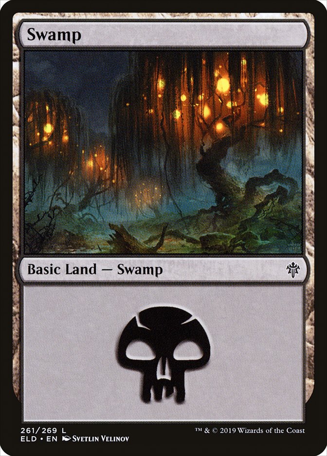 Swamp (261) [Throne of Eldraine] | I Want That Stuff Brandon