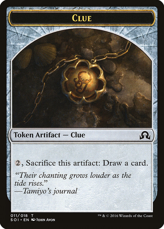Clue Token (011/018) [Shadows over Innistrad Tokens] | I Want That Stuff Brandon